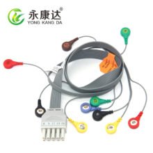 10Pin Holter Lead Wire 10-Lead IEC Cable