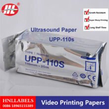 10X Rolls compatible ultrasound UPP 110S, 110mm*20m B-recorder UPP-110S thermal paper printer b-sheets, A6 printer paper
