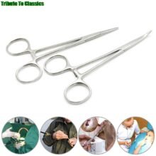 1pc Stainless Steel Hemostatic Clamp Forceps Surgical Forceps Surgical Tool kit