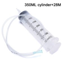 350ML Plastic Disposable Injector Syringe For Refilling Measuring Nutrient For Feeding For Mixing Liquids Needles Tube