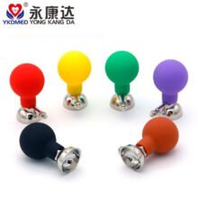 6Pcs/ ECG Suction Ball-32MM Adult Multi-Function Nickel-Plated Six-Color