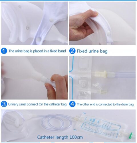 Wearable Urine Bag Collector Portable Travel Incontinence Bags For Male  Female | eBay