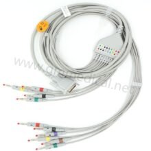 Compatible with Schiller EKG Cable with 10-Lead Leadwires ,IEC,Banana 4.0.