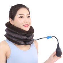 neck traction device neck massager for pain and stress relief cervical collar