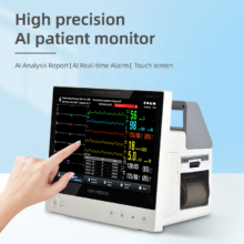 Multi-Parameter Vital Signs Remote Patient Gesture Operation Ai Monitor
