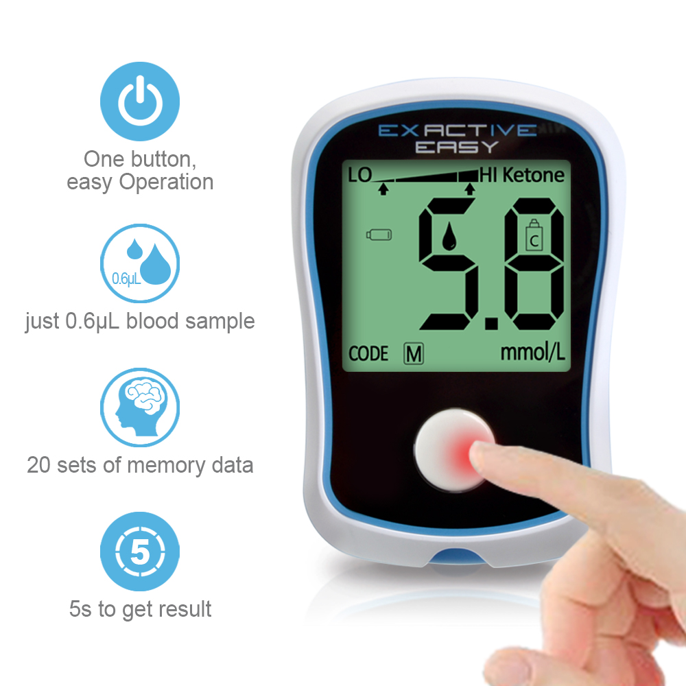 Elera Blood Glucose Monitor Kit, Code-Free Diabetes Testing, Glucometer  Machine with 25 Test Strips, 25 Lancets, and Storage Bag - Accurate Blood  Sugar Level Checker for Home and Travel MG