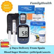 MICROTECH MEDICAL Diabetic Household monitor 50 Strips & Needles Lancets Blood Sugar Detection Blood Glucose Meters glucometer