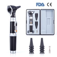 Diagnostic Kit with 8 Tips Medical Home Doctor ENT Ear Care Endoscope LED Portable Otoscope Ear Cleaner
