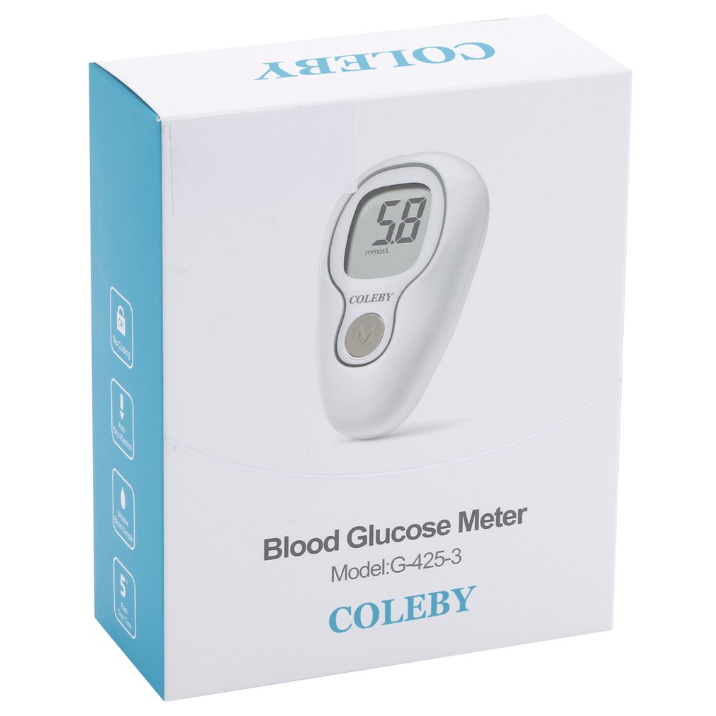 COLEBY G4253 Blood Glucose Meter No Coding MedecExpress Online