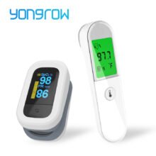 Medical health Care Thermometer Baby Adult oximeter Fingertip SPO2 Pulse LCD Digital