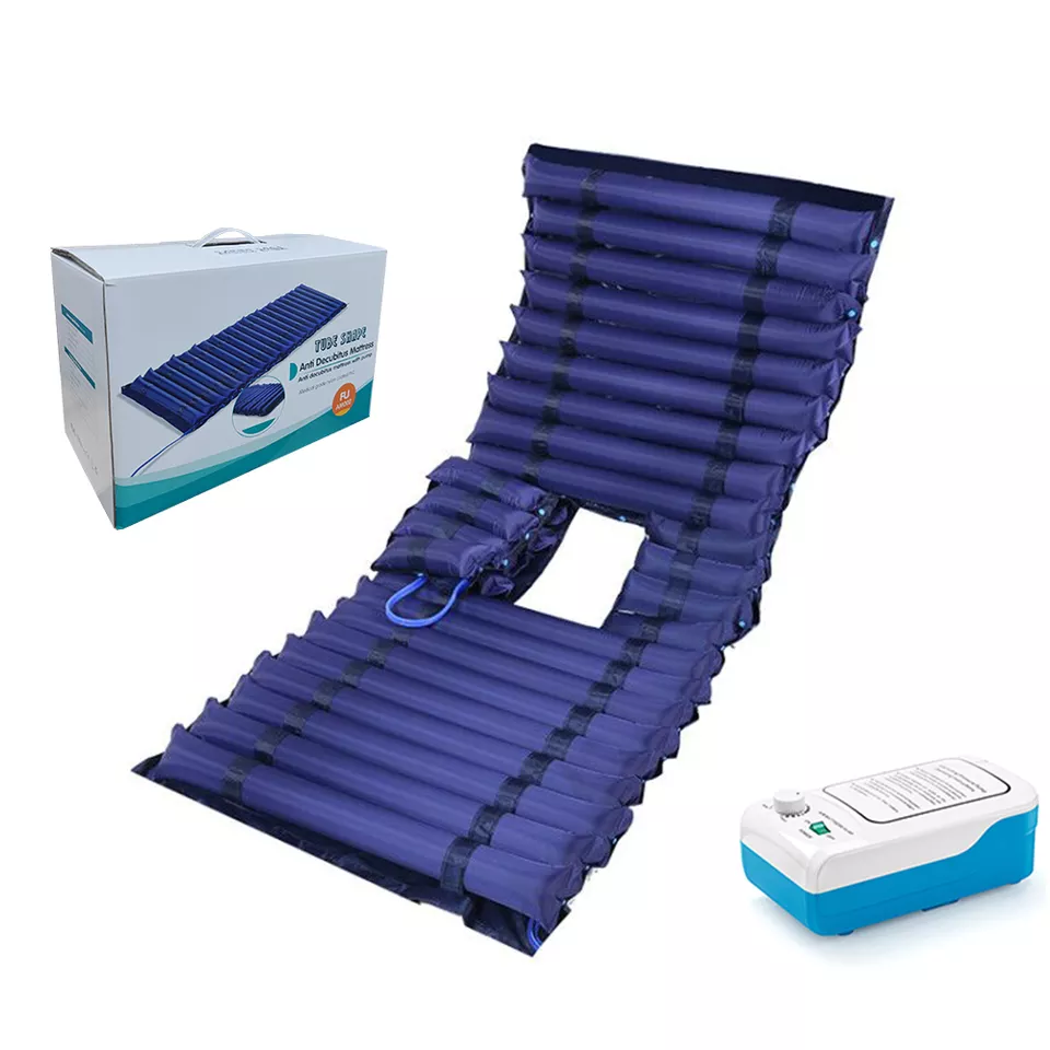 Medical electrical Anti-bedsores inflatable Strip Air Pressure Mattress with Toilet Hole Type