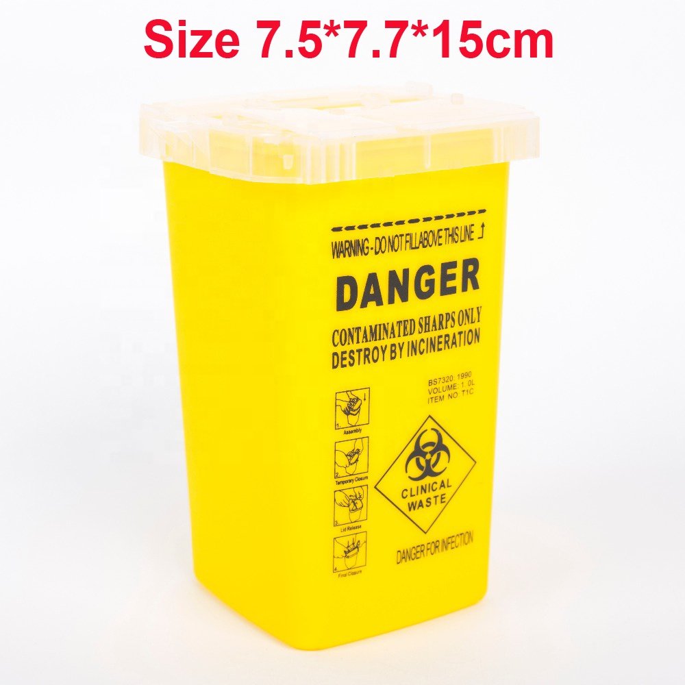 Plastic Medical Disposable Sharps container