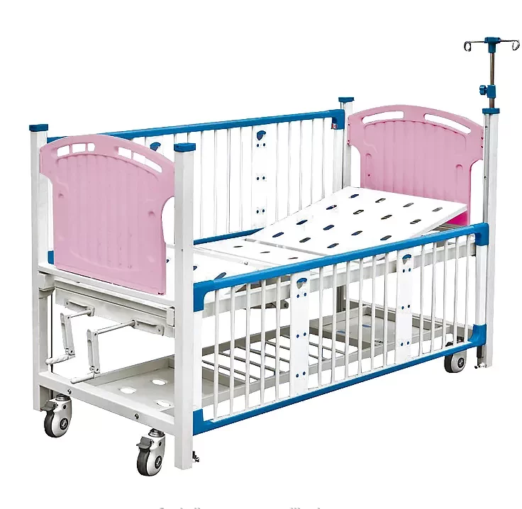 Stainless steel child’s cot bed