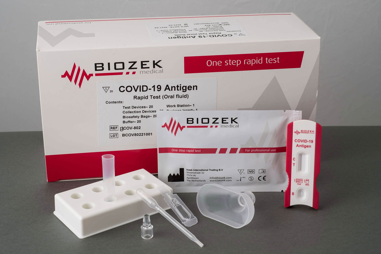BIOZEK antigen COVID-19 rapid test- 30 Kits