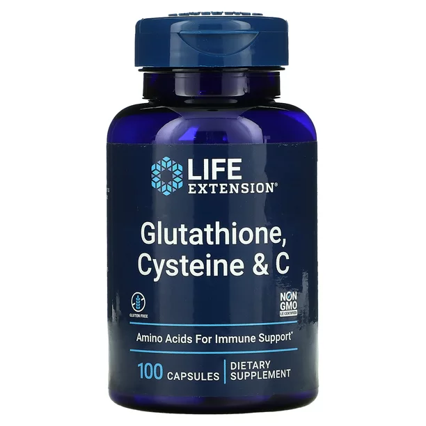 Glutathione, Cysteine & C, 100 Capsules, Life Extension