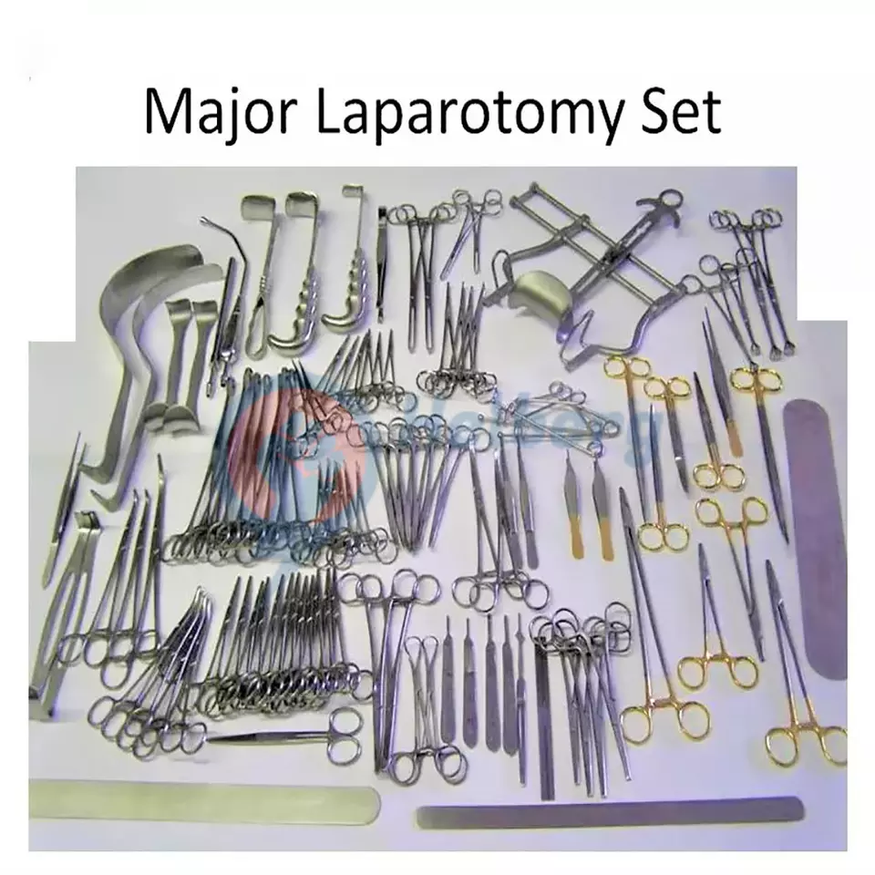 High Quality Laparotomy Surgical Instruments Set of 197 Pieces