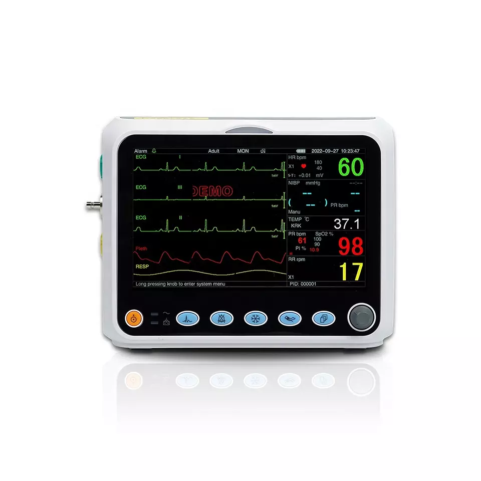 Checkme Pro Vital Signs Health Monitor for ECG, Oxygen Level, Heart Rate, Blood Pressure and Temperature.