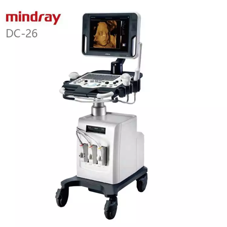 Mindray DC-26 Portable 4D Ultrasound Scanner with Trolley