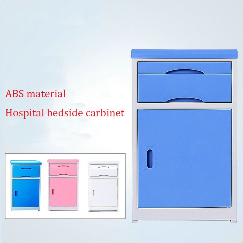 ABS Hospital Bedside Cabinet Blue Bedside Cabinet for Hospital