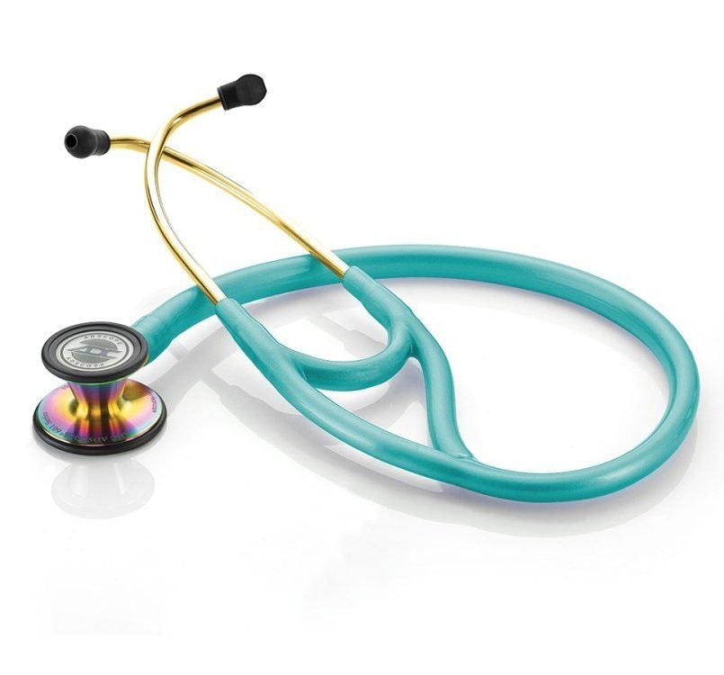 Adscope® 601 Convertible Cardiology Stethoscope Iridescent Metallic Caribbean