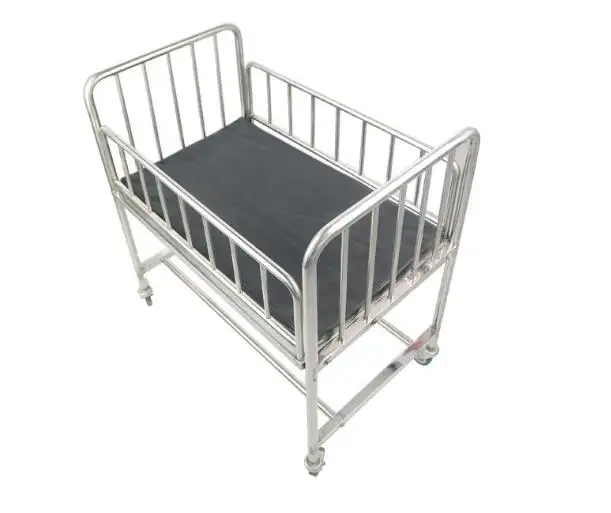 High Quality Stainless Steel Baby Crib Bedding Set Hospital Baby Cart Infant Bed Baby Cot