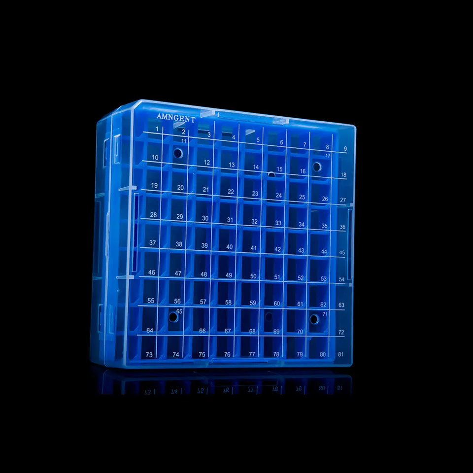 AMNGENT lab pp  9*9 81well cryogenic box for storage