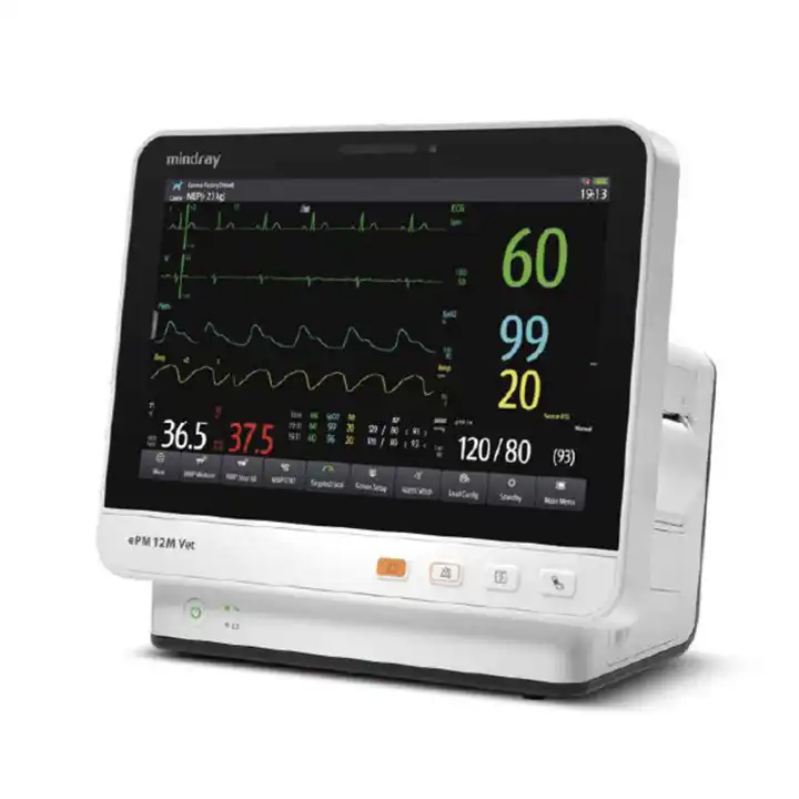 Mindray ePM 12M Vet Basic New Generation Veterinary Modular Monitor with Touch Screen and stand
